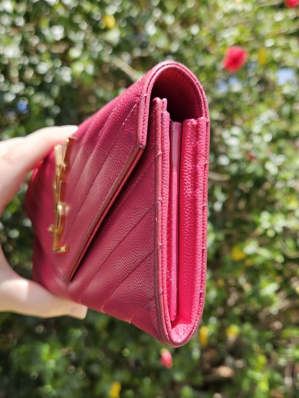 YSL Long Quilted Wallet - Picture 3 of 16